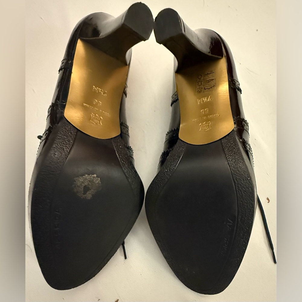 Via Spiga Black Patent Leather Heels - Picture 3 of 4